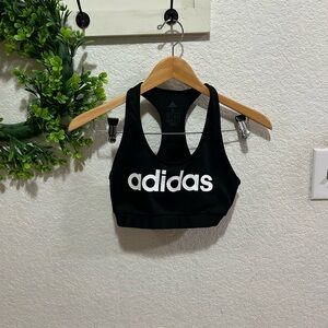 Adidas Black Sports Bra Sz small